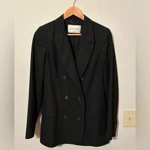 Aritzia Babaton Double-Breasted Black Blazer